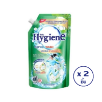 HYGIENE ไฮยีน ผลิตภัณฑ์ซักผ้าชนิดน้ำ เอ็กซ์เพิร์ทวอช สปริง แมกโนเลีย 600 มล. (เขียว) (ทั้งหมด 2 ชิ้น)
