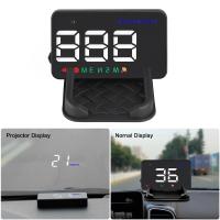 3.5 mm Universal GPS Speedometer HUD Head Up Plug &amp; Play Overspeed Warning