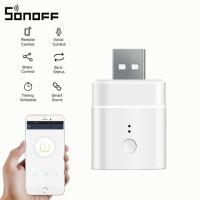 SONOFF Micro 5V เต้าเสียบสวิตช์อะแดปเตอร์ USB ปลั๊กชาร์จระบบการตั้งเวลาแบบอัจฉริยะสมาร์ทโฮมควบคุมการทำงานกับ Ewelink Alexa Google Home