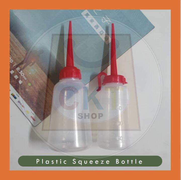 Plastic Squeeze Oil Filter Bottle Botol Sos Kicap Minyak Singer 尖嘴瓶 Oil