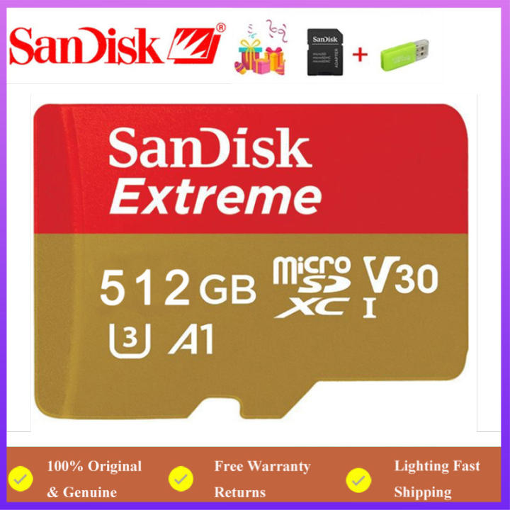 SanDisk For CCTV Memory Card Micro SD 512GB 256GB 128GB Memory Card