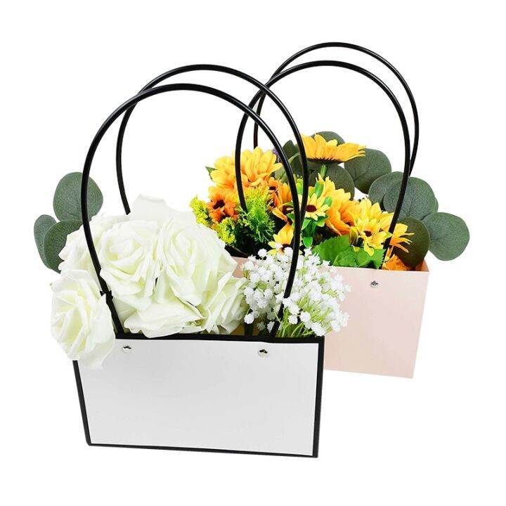 yf-paper-boxes-for-wedding-bouquet-arrangements-handheld-diy-basket