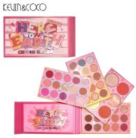 ⚡FLASH SALE⚡♡พร้อมส่ง KEUIN&amp;COCO 51 Colors Eyeshadow Blush Highlighting Palette, Matte Glitter Makeup Palette พาเลตอายแชโดว์ 51 สี