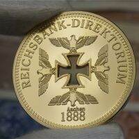 【CC】▲∈  1888 German Gold Coin Iron Metal Commemorative Coins gifts