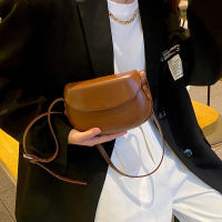 2023 New Fashion Ins Vintage Saddle Bag Mini Shoulder Bag All-Match Simple Cell Phone Small Bag Shoulder Bag