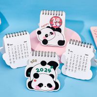 Desk Calendar for Students Cute Cartoon Desk Calendar 2024 Desk Calendars Cute Panda Pattern Standing Academic Year for Home