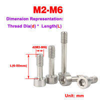 304 สแตนเลสสตีลซ็อกเก็ตหกเหลี่ยมล็อคสกรู/หัวทรงกระบอกครึ่งเกลียว M2M3M4M5M6-asdewrwerds