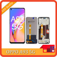 6.5 "ต้นฉบับสำหรับ OPPO A93 5G ชิ้นส่วนจอสัมผัสแอลซีดีของเครื่องแปลงดิจิทัลอะไหล่ทดแทน A93 5G CPH2197 PCGM00 2263