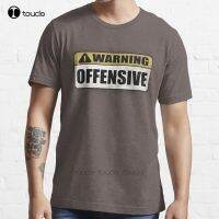 New Warning: Offensive - As Seen In Lockout T-Shirt Cotton Men Tee Shirt