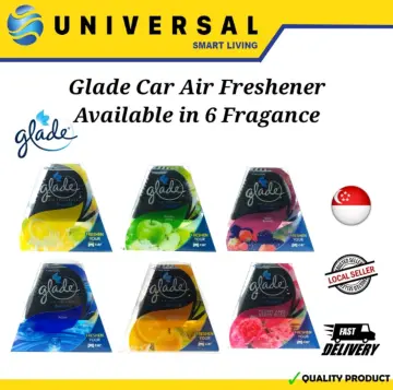 Glade Sachet Automotive Air Freshener: Car Fresheners and Odor Eliminator  for Car, Lavender Vanilla, 6 Packs