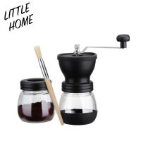 (promotion++) LITTLEHOME 2PC เครื่องบดกาแฟ แบบมือหมุนพร้อมกระปุกแก้ว 1 ใบ เครื่องบดเมล็ดกาแฟ ที่บดกาแฟ ที่บดเมล็ดกาแฟ หม้อต้มกาแฟ สุดคุ้มม ที่ บด เมล็ด กาแฟ มือ หมุน เฟือง บด กาแฟ มือ หมุน เครื่อง บด มือ หมุน กาแฟ