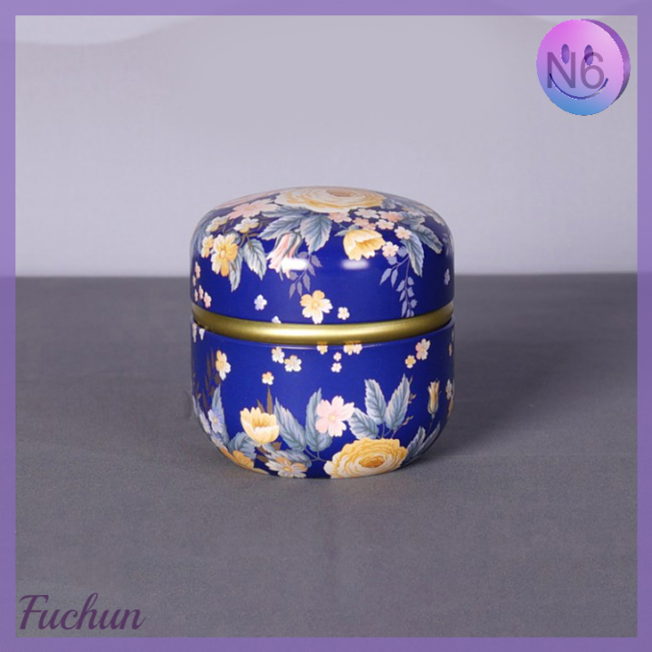fuchun-โลหะพกพาได้ดีบุกชากาแฟน้ำตาลกระปุกใส่ลูกอมที่เก็บขวดโหลกล่องกล่องดีบุก