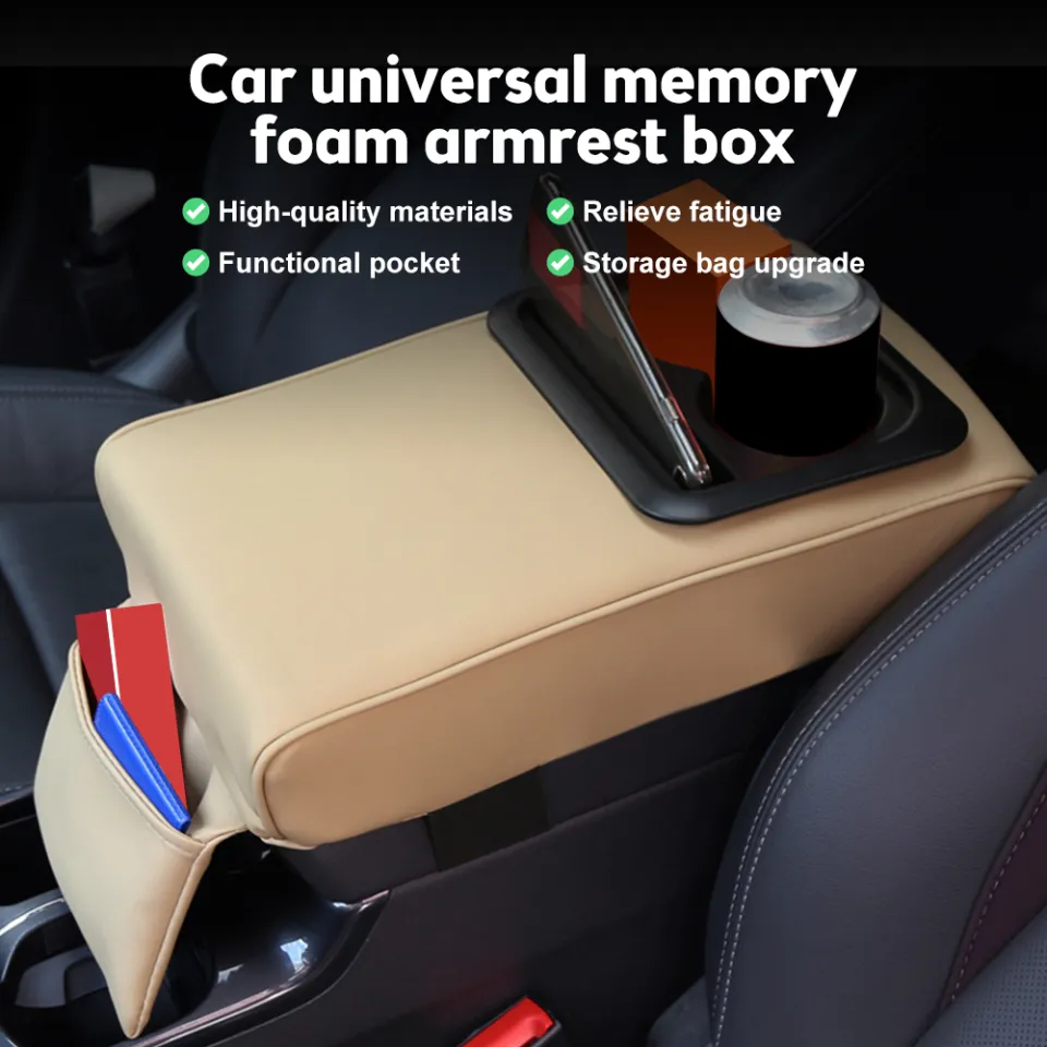 Car center armrest box pad multifunctional storage box heightened pad  universal