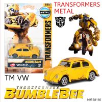 โมเดลรถเหล็ก BUMBLEBEE TM VW เปิดกระโปรงหน้าได้ สเกล1/64 โมเดลรถเต่า สนิม โมเดลรถโฟล์ค โมเดลรถ VOLKSWAGEN BEETLE