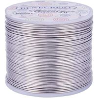 1.2mm 17 Gauge 380FT Tarnish Resistant Jewelry Craft Wire Bendable Aluminum Sculpting Metal Wire for Jewelry Craft Beading Work Beads