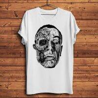 Gus Gustavo Fring Half Skull Face Funny Punk Tshirt Men White T Shirt