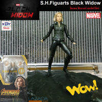 S.H.FiguartsBlack Widow โมเดล ฟิกเกอร์ แบล็ควิโดว์ อเวนเจอร์ส มาเวล Avengers MARVEL รายละเอียดดีที่สุด สวยงามเหมือนจริงมาก