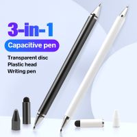 ปากกาสไตลัส3 In 1,เศษไม้แอนดรอยด์ปากกาชี้สมาร์ทโฟนโต๊ะวาดรูปดินสอสำหรับ IOS เลอโนโว Xiaomi Samsung ปากกาแท็บเล็ต