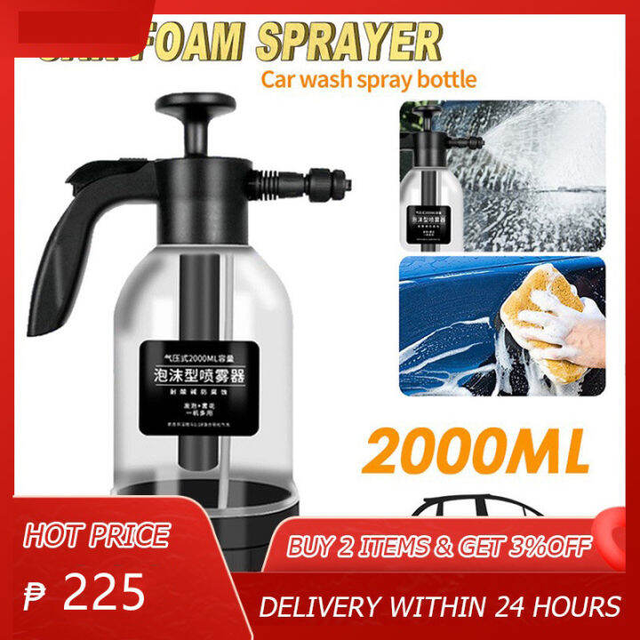 2L Foam Sprayer Car Wash Pressure Washer Sprayer Car Shampoo Foam Water