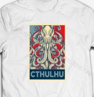 Cthulhu H.P Lovecraft Character 100% Cotton Mens Hope Poster Parody 2019 New -Clothing Fashion Cotton Graphic T Shirts