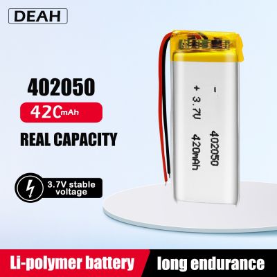 402050 420mAh 3.7V Rechargeable Lithium Polymer Battery For GPS MP3 MP4 PSP DVR Toy Mouse Recording Pen Bluetooth Headset Camera [ Hot sell ] vwne19