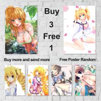 ญี่ปุ่น Anime Girl Series Wall Art ภาพวาดโปสเตอร์ผ้าใบส่วนบุคคลของขวัญ Modern Home ห้องนอน Aesthetic ตกแต่ง Mural