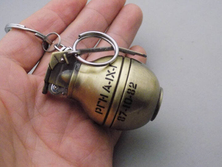 Creative inflatable lighter personality open flame mini Grenade