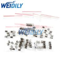 50PCS 10Values Fast Quick Blow Glass Tube Fuse Assortment Kit 5x20mm 0.2A 0.5A 1A 2A 3A 5A 6A 8A 10A 15A/250V Fuse Set