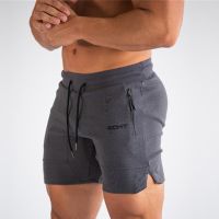 2023 New Zip Pocket Men Shorts Fitness Gyms Shorts Summer Running Short Pants Male Jogger Workout Beach Brand Sports Shorts Men