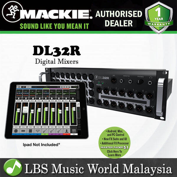 Mackie DL32R 32 Channel controlled Digital Rackmount Mixer (DL 32R DL 32) Lazada