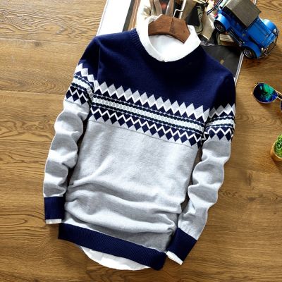 CODTheresa Finger 2019 New Round Collar Sweater Sweater Sweater Korean Version Casual Boys Sweater Casual Baju Redy Stok