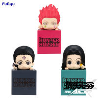 ของแท้ Hunter X Hunter 10เซนติเมตรตัวเลข chrollo lucilfer irumi hisoka gon zoldyck killua โค้งตารางรุ่นตุ๊กตาของขวัญเด็ก