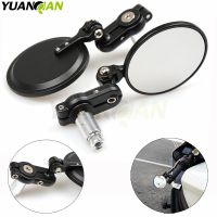 universal Black Motorcycle rearview Mirrors 7/8 for 390 /RC390 200 /RC200 RC125 RC125/125 yamaha FJR 1300 XJR1