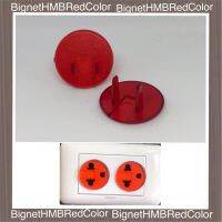 H.M.B. Plug Outlet‼️ ที่ปิดรูปลั๊กไฟ Red Color สีแดงใส  (Safety protection 2plug &amp; 3plug safety) 10,20,30,40,50 Pcs.