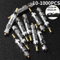 10-1000Pcs Silver จักรยานเปลี่ยนวาล์ว Core Stem Presta ที่ถอดออกได้ยางวาล์ว Core สำหรับ Tubeless MTB Road Bike จักรยาน-dfgsrertersd