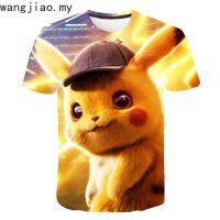 ฤดูร้อนแขนสั้นลำลอง3d พิมพ์เสื้อยืดญี่ปุ่นอะนิเมะ Pikachu เสื้อยืดพิมพ์ผู้หญิงเสื้อยืดผู้ชายแฟชั่นเสื้อยืด