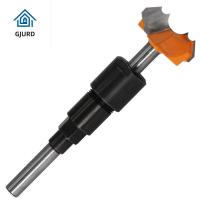 GJURD 1/4ค่ะ ก้าน1/2นิ้ว คอนเวอร์เตอร์ COLLET งานไม้ Router bit COLLET ที่วางของ ส่วนขยายเราเตอร์ COLLET เครื่องแกะสลักโลหะ เครื่องมือตัดมิลลิ่ง ก้านต่อขยาย