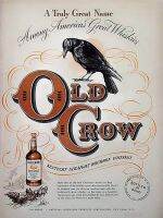 CAIRUO Tin Sign Old Crow Personalized Modern bar Cafe Home Wall Art Decoration 8 inch X 12 inch(20cmX30cm)