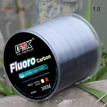 100m Fluorocarbon Fishing Line Quickly Wear Resistant Bite Resistant For  Freshwater Saltwater Fishing 1.0