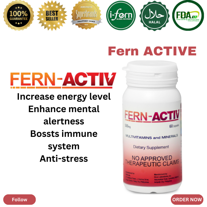 Ifern Fern Activ 60 Capsules Origina Ifern Products | Lazada PH