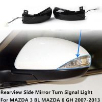 Car LED Dynamic Side Mirror Turn Signal Indicator Lamp for MAZDA 3 BL 2008-2014 for MAZDA 6 GH 2007-2015