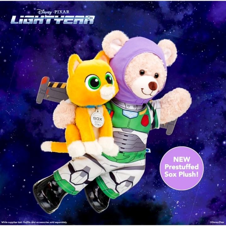 ตุ๊กตา-sox-buzz-lightyear-บัสไลท์เยียร์-ตุ๊กตาบิ้วอะแบร์-build-a-bear-workshop-สินค้าใหม่นำเข้าจากอเมริกา