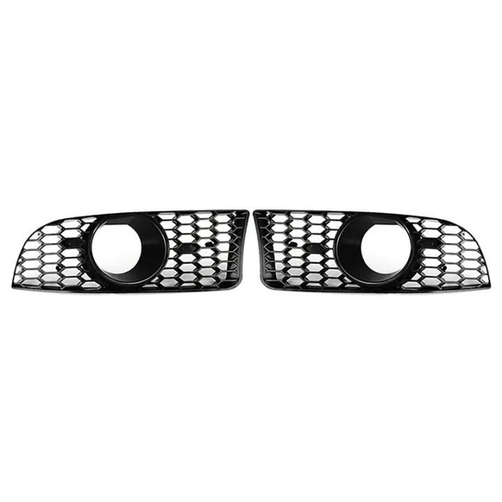 2x-car-front-grille-grill-lower-bumper-fog-light-cover-trim-for-bmw-e90-e91-e92-e93-2004-2012-m3-style