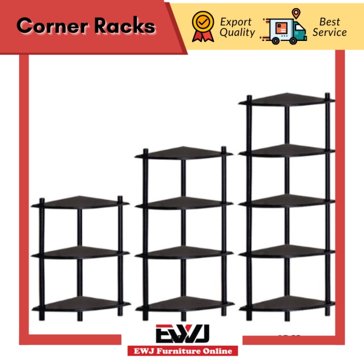 Ready Stock 💕EWJ Corner Racks wooden corner racks Lazada