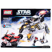 ProudNada Toys ของเล่นเด็ก ตัวต่อเลโก้ เลโก้ ยานอวกาศ GUDI STAR CNNTEND FNR HEGEMNNY 342 PCS 8616