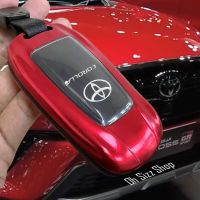 เคสโลหะรีโมทรถทรงสปอร์ตคาร์ Toyota Cross GR Sport 2022 Camry, Altis, CHR 2022 (Aluminum Alloy Key Cover with transparent push button Guard 360) Toyota GR Sports