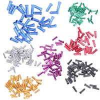 【YF】◘✔◑  50pcs Aluminum Brake Shifter Inner Cable Tips Wire End Cap