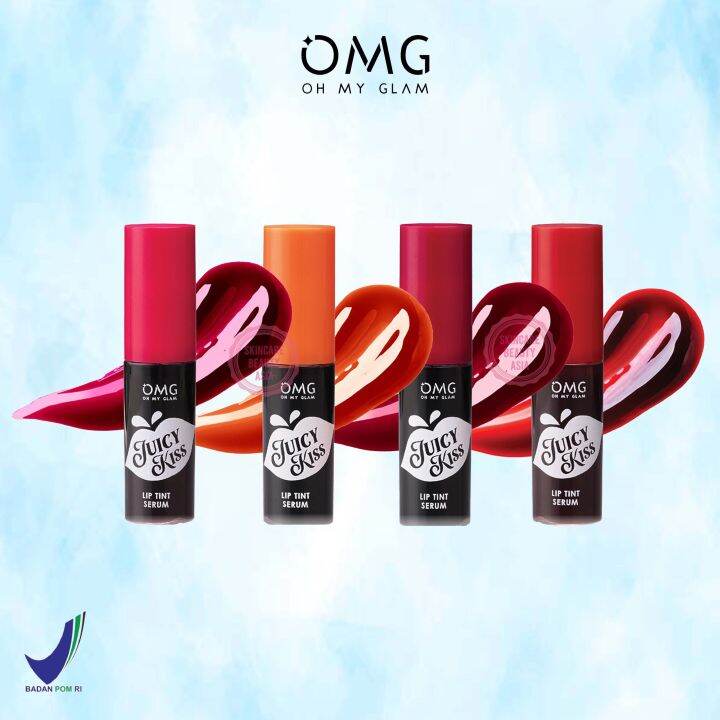 OMG Oh My Glam Juicy Kiss Lip Tint Serum Lazada Indonesia