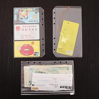 A5a6 Pvc Presentation Binder Folder Zipper Receive Bag Concise Planners Spiral Filing Products Card Holder Bag