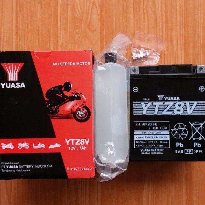 Aki klx150 vespa matic nmax aerox accu cbr150 cbr250 aki yuasa klx